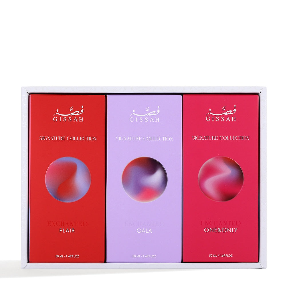 Enchanted 3 x 50ml Set By Gissah Perfumes