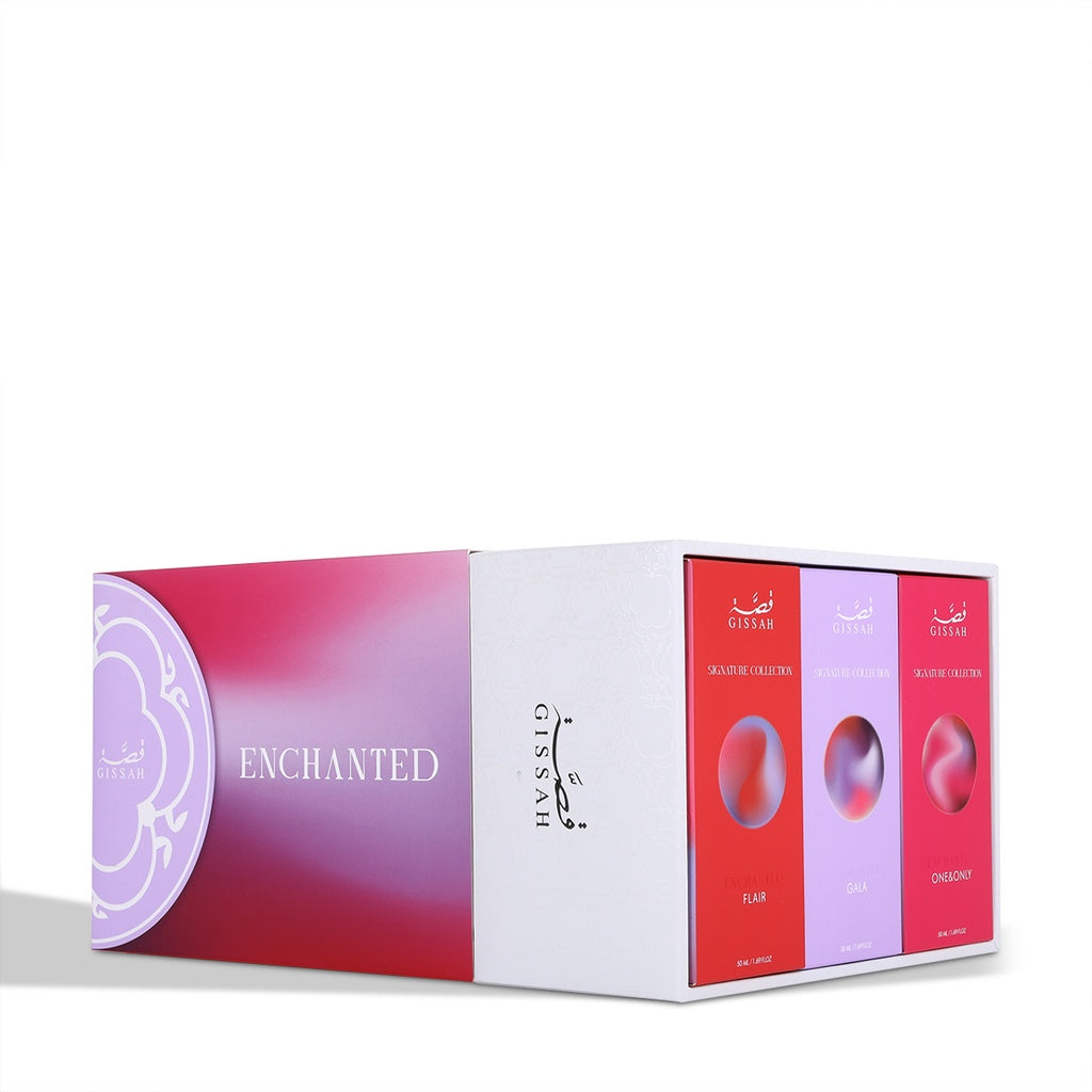 Enchanted 3 x 50ml Set By Gissah Perfumes