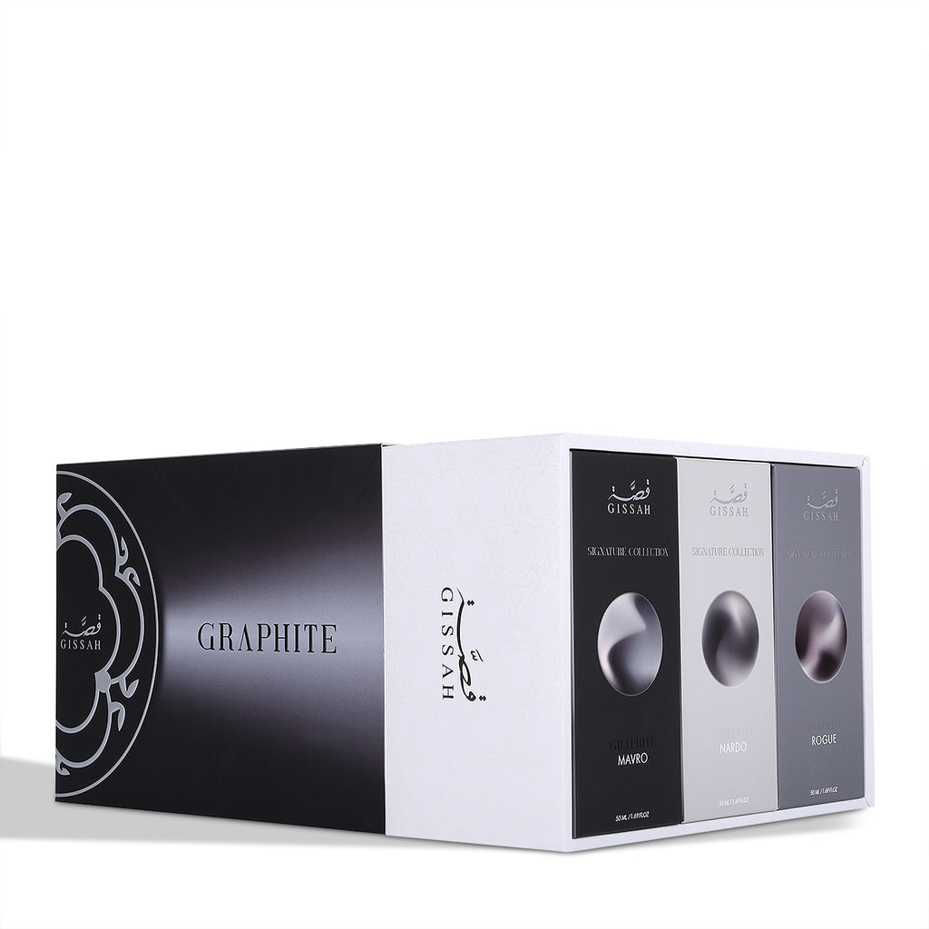 Graphite Collection Set by Gissah Perfumes 3 x 50ml EDP