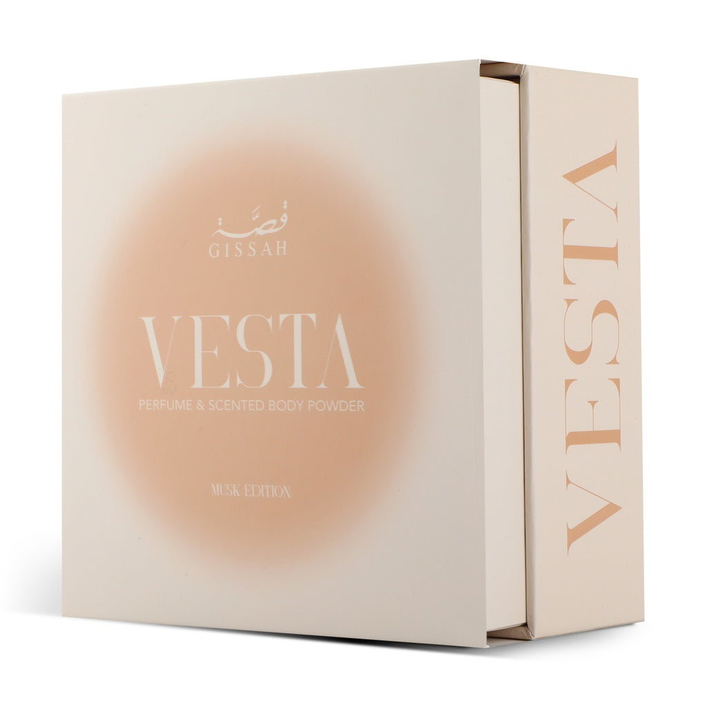 Gissah Vesta Musk Set 60ml EDP and 10g Scented Body Powder