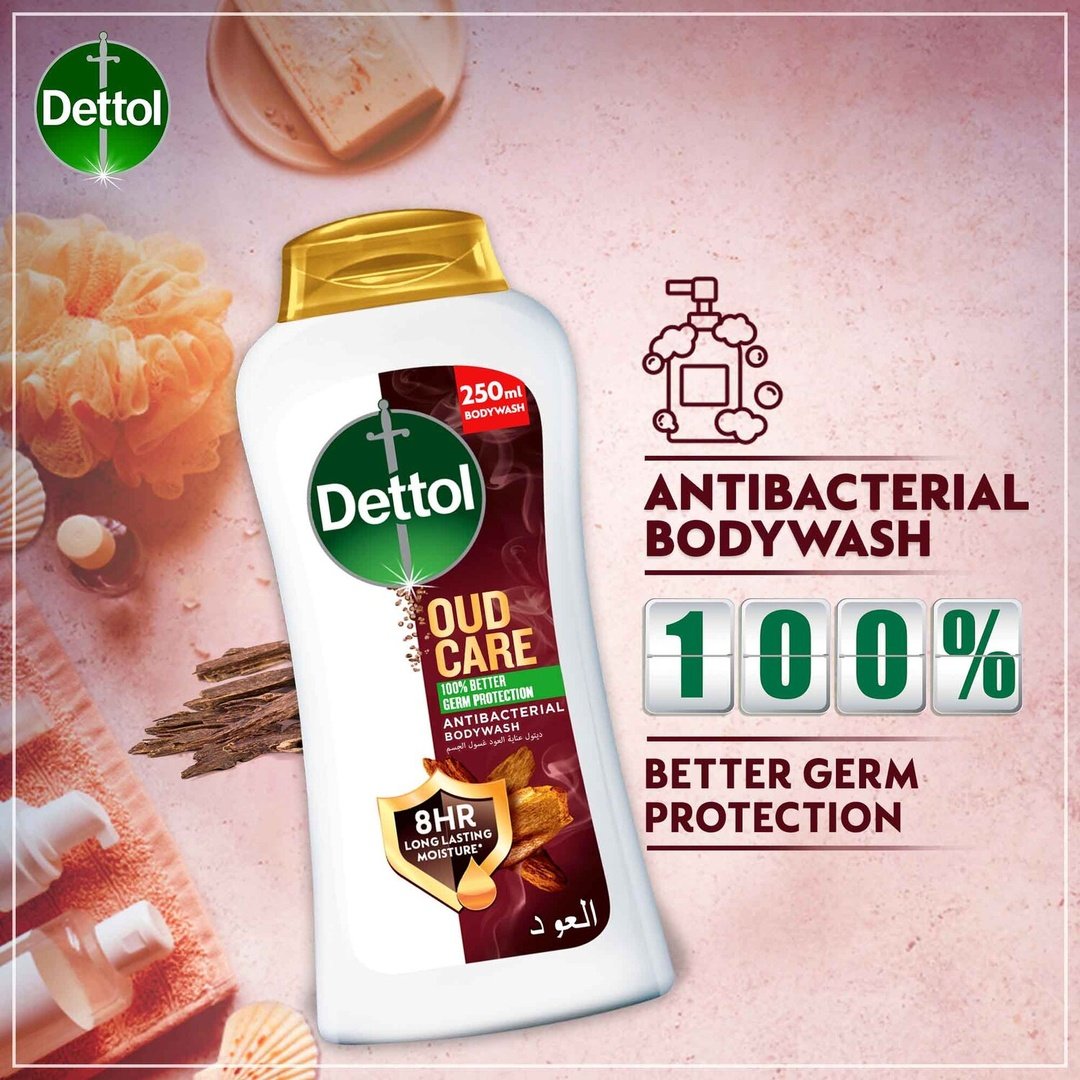 Dettol Oud Care Antibacterial Bodywash 250 ml