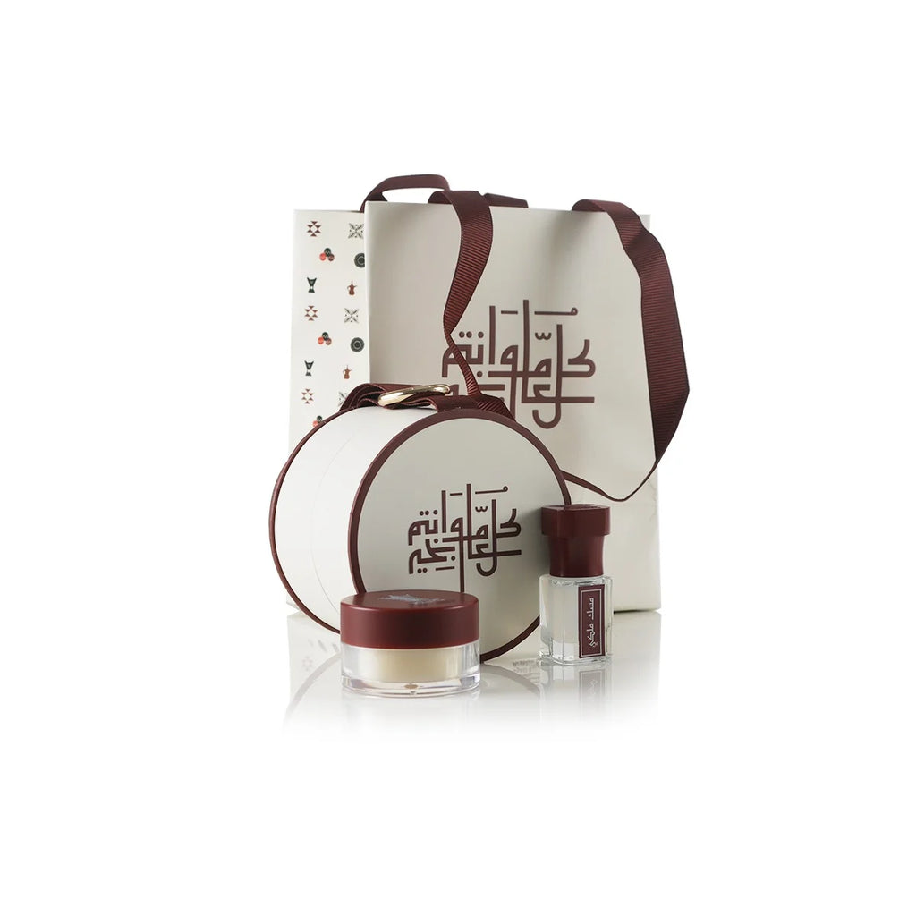 Eid Gift Bag - 1/4 Tola Musk and Solid Musk with Gift Bag by Arabian Oud