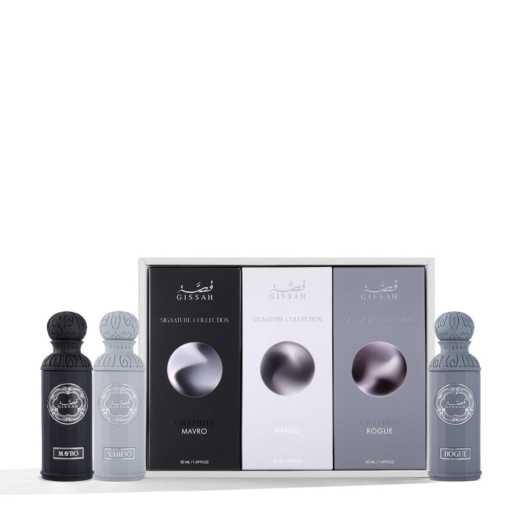 Graphite Collection Set by Gissah Perfumes 3 x 50ml EDP