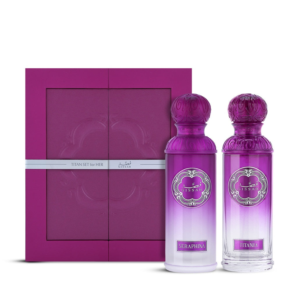 Titan For Her Set- 2x90 ml by Gissah Perfumes (COMING SOON)