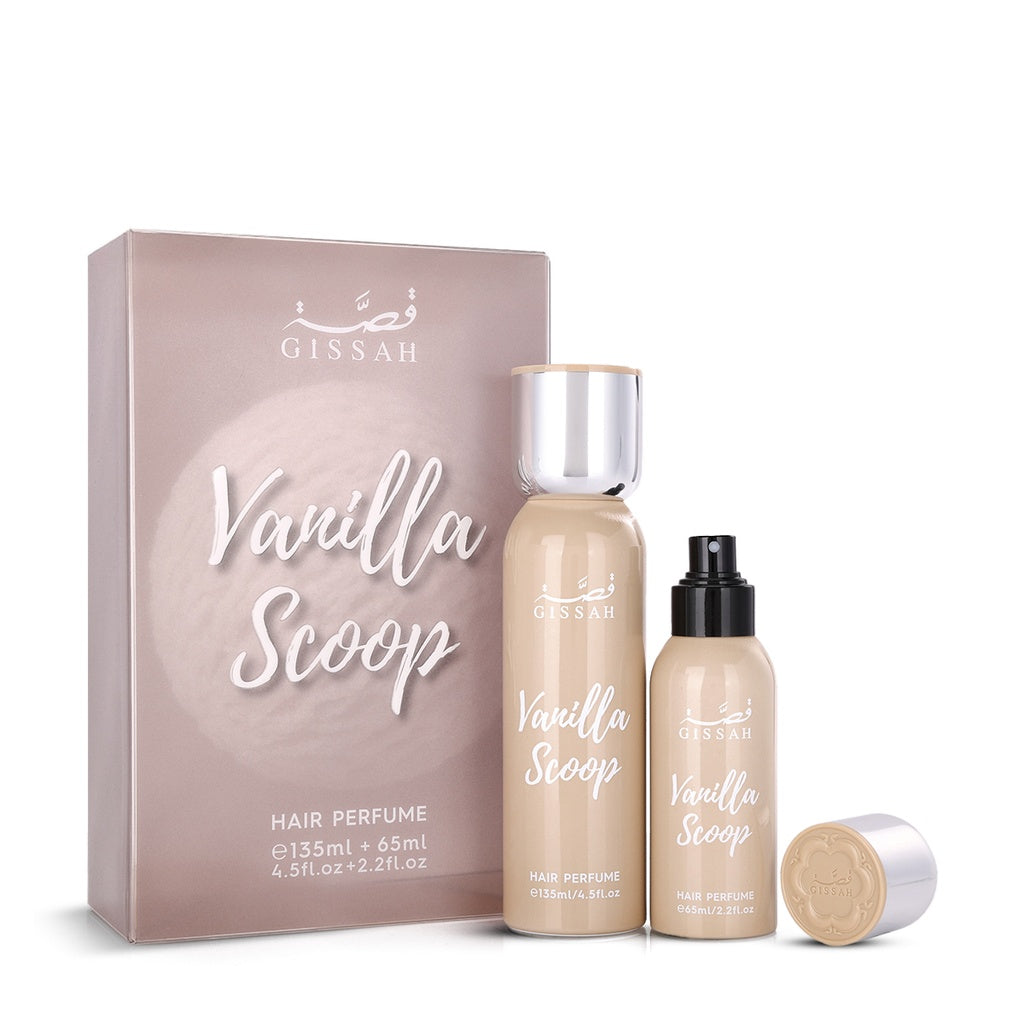 Vanilla Scoop Hair Mist 135ml + 65ml by Gissah Perfumes