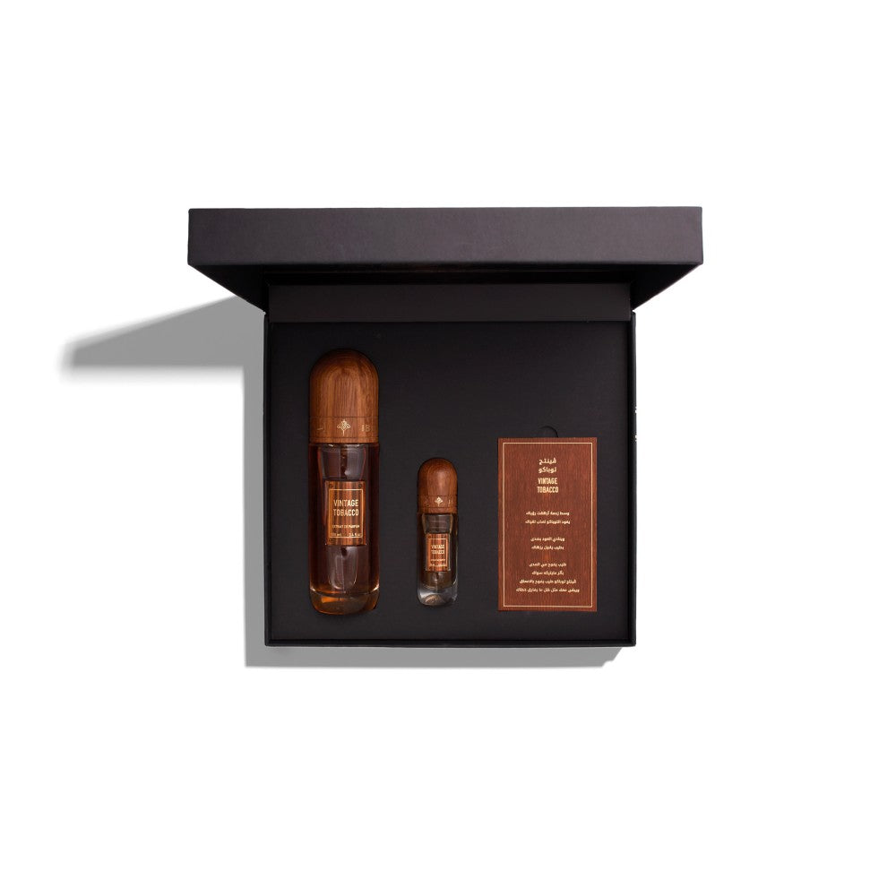 Vintage Tobacco (100ml+10ml) EDP + Perfume Case by Ibraheem Al Qurashi (IBRAQ)