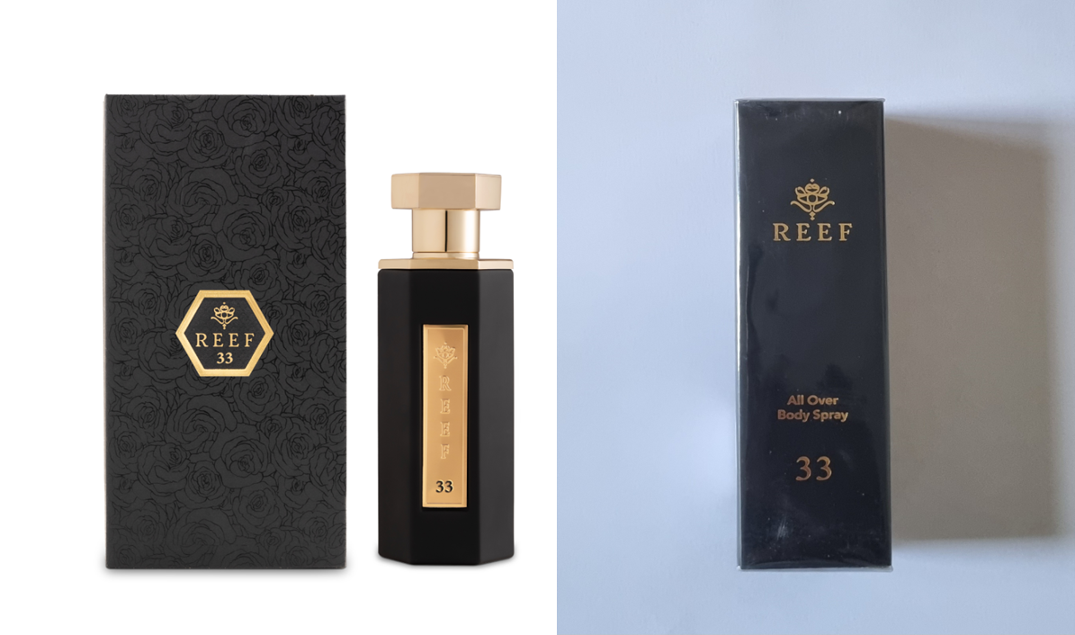 Reef 33 100ml EDP + Reef 33 All Over Body Spray 100ml by Reef Perfumes (2 items)